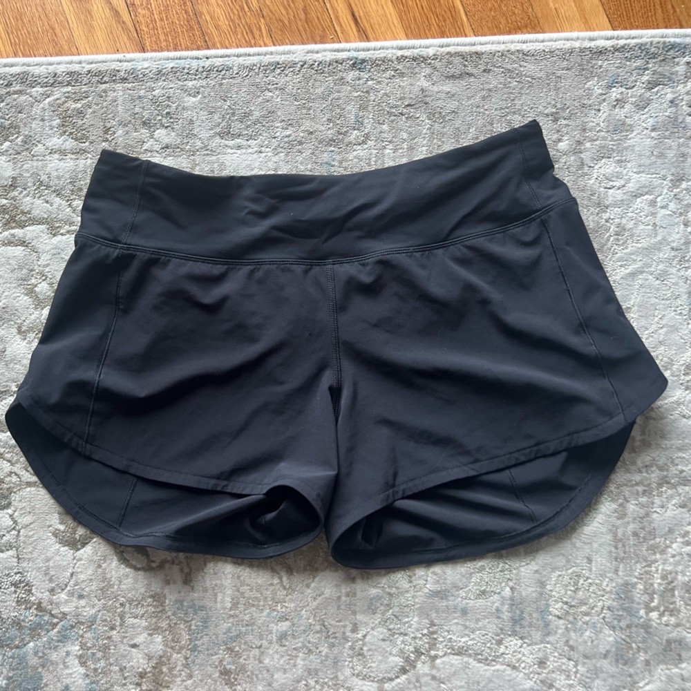 lululemon athletica Black Women’s Running Shorts